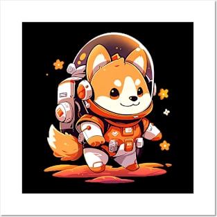 space corgi Posters and Art